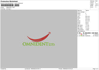 Omnidenttext Embroidery File 6 sizes