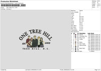 Treetext V2 Embroidery File 6 sizes