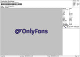 Onlytext Embroidery File 6 sizes
