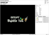 Ooyumtext Embroidery File 6 sizes