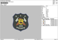 Osptext Embroidery File 6 sizes