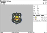 Osptext Embroidery File 6 sizes
