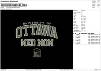 Ottawa Mom Embroidery File 6 sizes