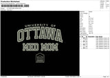 Ottawa Mom Embroidery File 6 sizes