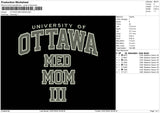 Ottawa Text 2307 Embroidery File 6 sizes