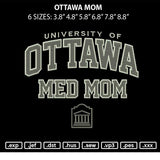 Ottawa Mom Embroidery File 6 sizes