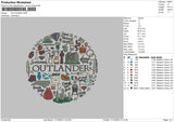 Landercircle Embroidery File 6 sizes