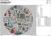 Landercircle Embroidery File 6 sizes