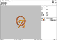 Oztext Embroidery File 6 sizes