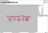 Therapytxt 0412 Embroidery File 6 sizes