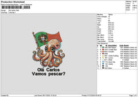 Vamostext01 Embroidery File 6 sizes