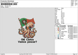 Vamostext01 Embroidery File 6 sizes