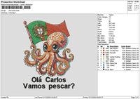 Vamostext01 Embroidery File 6 sizes