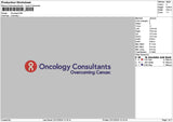 Oncologitext Embroidery File 6 sizes