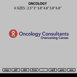 Oncologitext Embroidery File 6 sizes