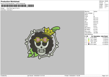 Op Circle V3 Embroidery File 6 sizes