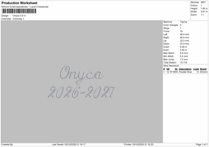 Names 26 27 Embroidery Machine Design 5 Files