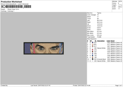 Ozcan Cosar Embroidery File 4 sizes