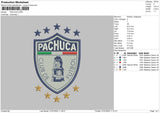 Pachuca Embroidery File 6 sizes