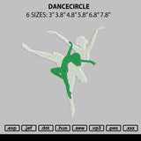Dancecircle Embroidery File 6 sizes
