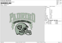 Padrinotext Embroidery File 6 sizes