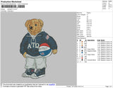 Bear ATO Embroidery File 4 size