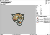 Pantherhead 0808 Embroidery File 6 sizes