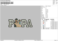 Papa 3105 Embroidery File 6 sizes