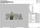 Papa Photoflat 1406 Embroidery File 6 sizes