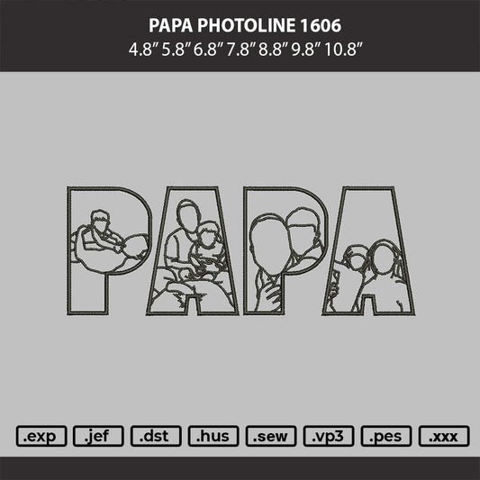 PAPA PHOTOLINE 0606 Embroidery Machine Design File