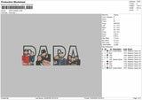 Papa Photo 200525 Embroidery File