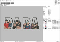 Papa Photo 200525 Embroidery File