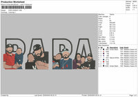 Papa Photo 200525 Embroidery File