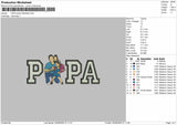 Papa Photo 2905B Embroidery File