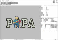 Papa Photo 2905B Embroidery File