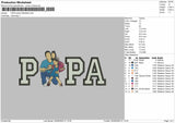 Papa Photo 2905B Embroidery File