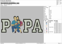 Papa Photo 2905B Embroidery File