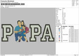 Papa Photo 2905B Embroidery File