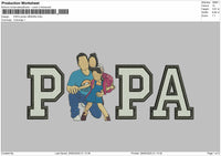 Papa Photo 2905B Embroidery File