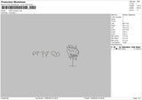 Papadraw Embroidery File 6 sizes