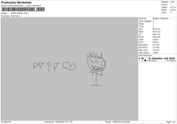 Papadraw Embroidery File 6 sizes