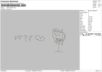 Papadraw Embroidery File 6 sizes