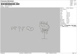 Papadraw Embroidery File 6 sizes
