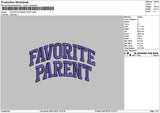 Favoritetext 0601 Puff Embroidery File 6 sizes
