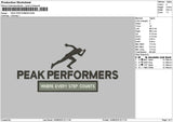 Peaktext Embroidery 3 Files