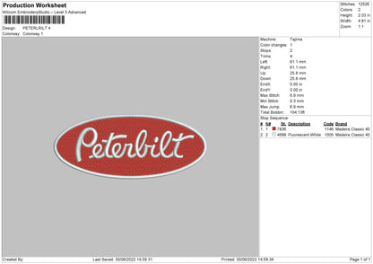 Peterlrilt Embroidery File 4 sizes