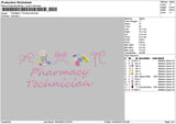 Pharmacytext 1404 Embroidery File 6 sizes