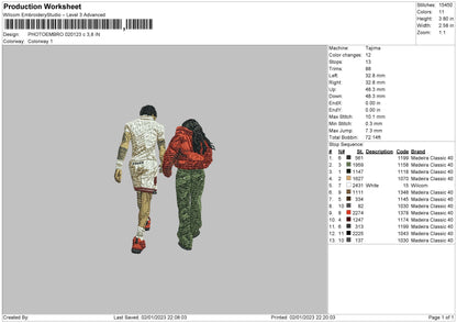 Photoembro 0201c Embroidery File 6 sizes