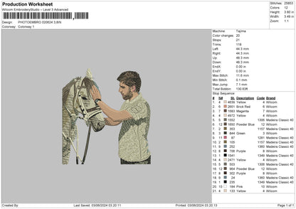Photoembro 0206 Embroidery File 6 sizes