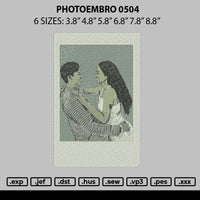 Photoembro 0504 Embroidery File 6 sizes